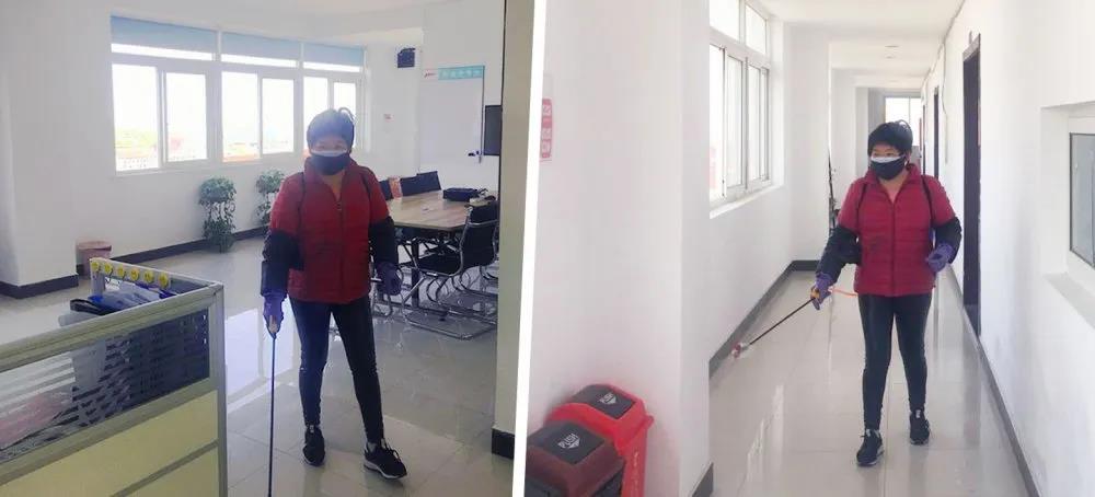 辦公區域全面清潔消毒