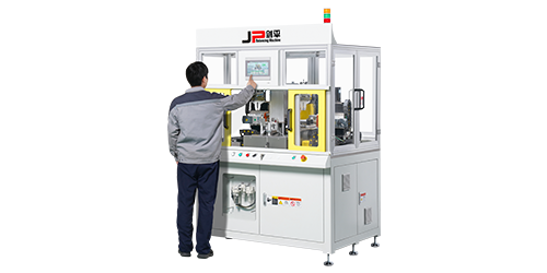 轉子端面鉆孔兩工位全自動平衡機